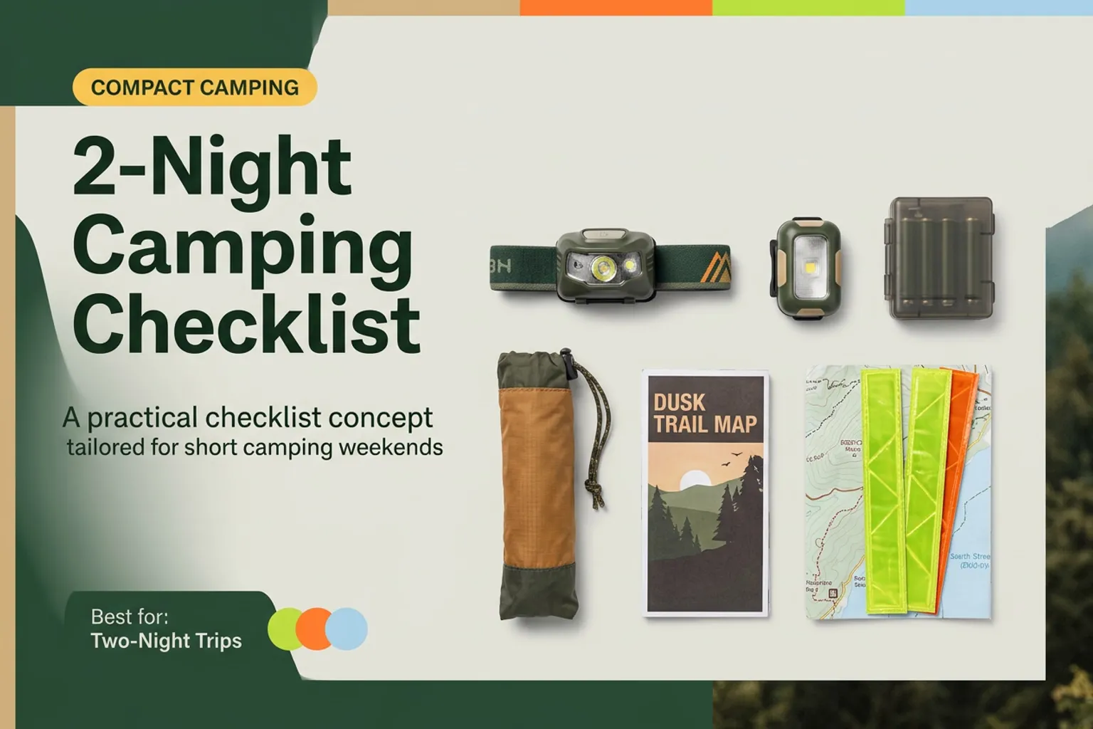 2-Night Camping Checklist category guide thumbnail