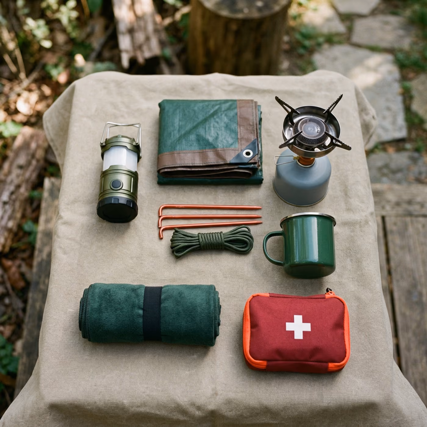 Compact Camping Gear for Beginners outdoor gear image